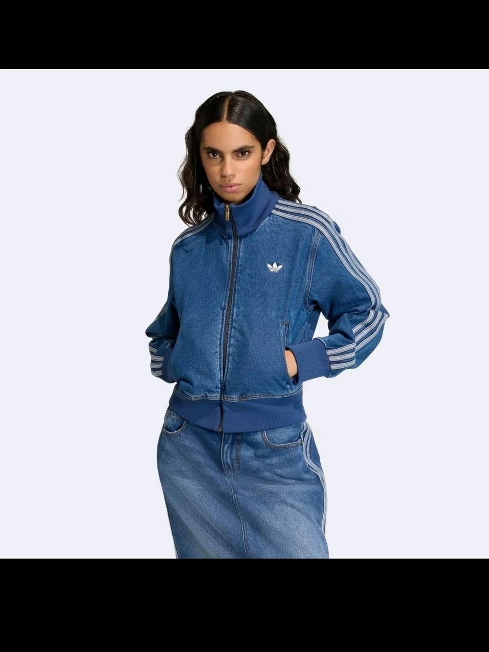 SOLD!!! Adidas Firebird Denim Jacket - Picture 2 of 8